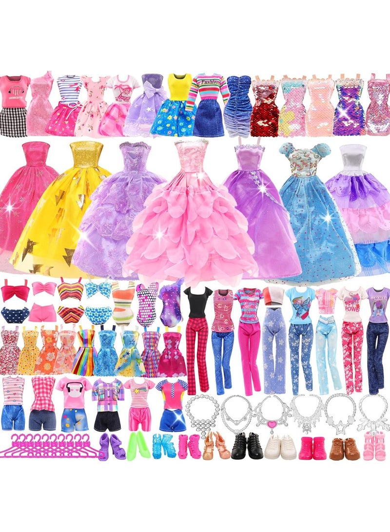 38 PCS Doll Clothes And Accessories Shoes For 11.5 Inch Doll