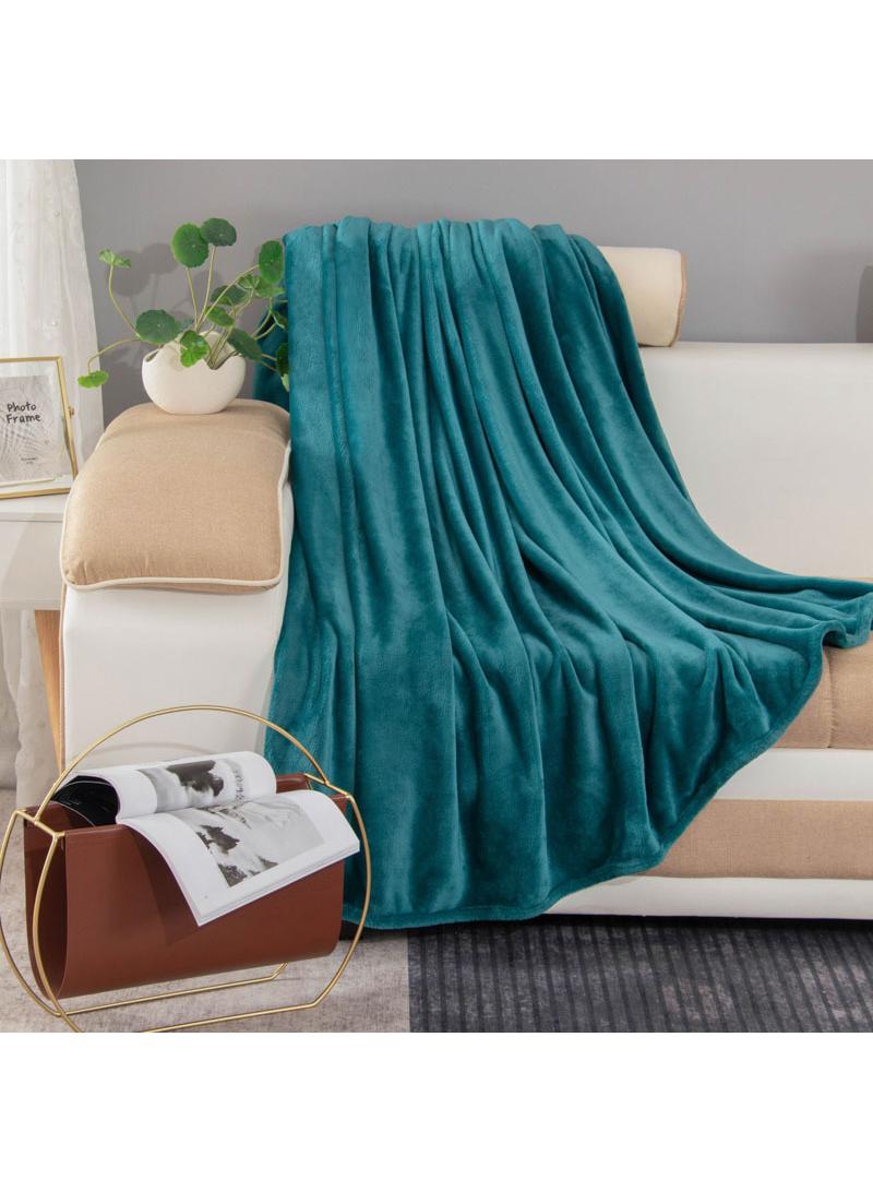 80 x 90inch Flannel Double Layer Sofa Cover Blanket