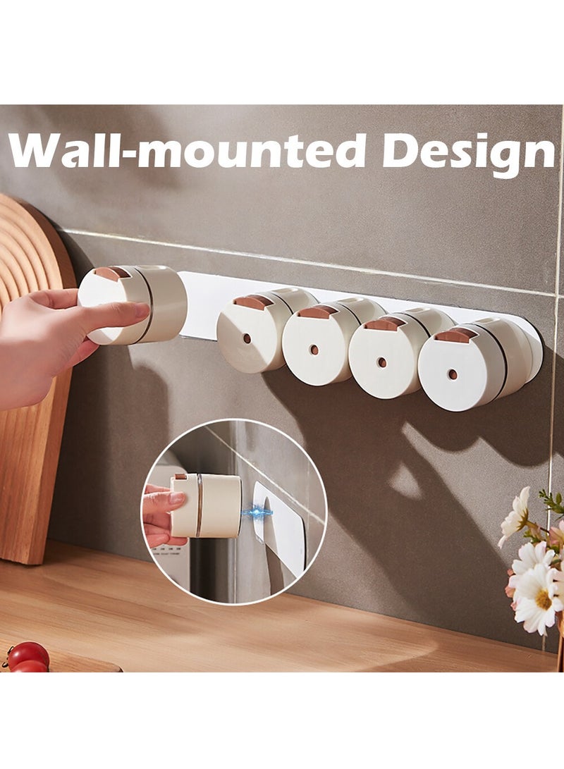 Salt and Pepper Shakers Set with Adjustable Pour Holes - Spice Dispenser - Perfect for Pink Himalayan, Table Salt, Black and White Pepper（6 pcs）