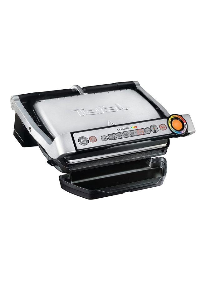 Optigrill Plus, Intelligent Health Grill, 6 Automatic Settings, Stainless Steel - 2000.0 W GC712D12 Black/Silver