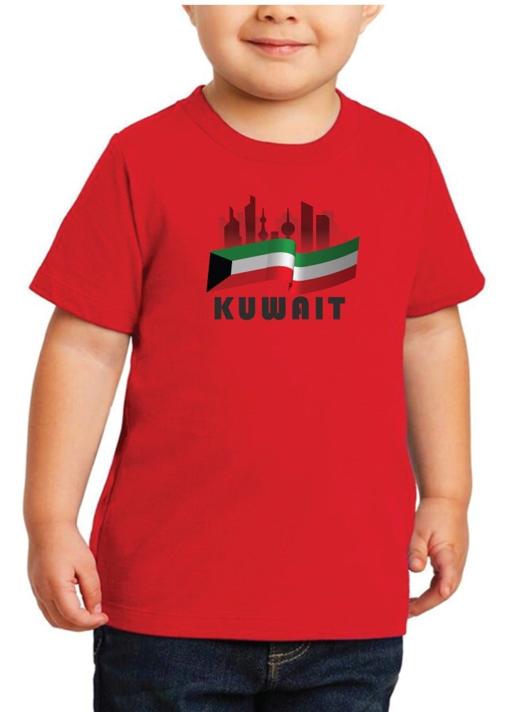 Kuwait National Day Gift Set for Boys - T-Shirt - Cap - Badge and Flag Set - Celebrate Kuwait National Day with this Kids Combo Pack in Style