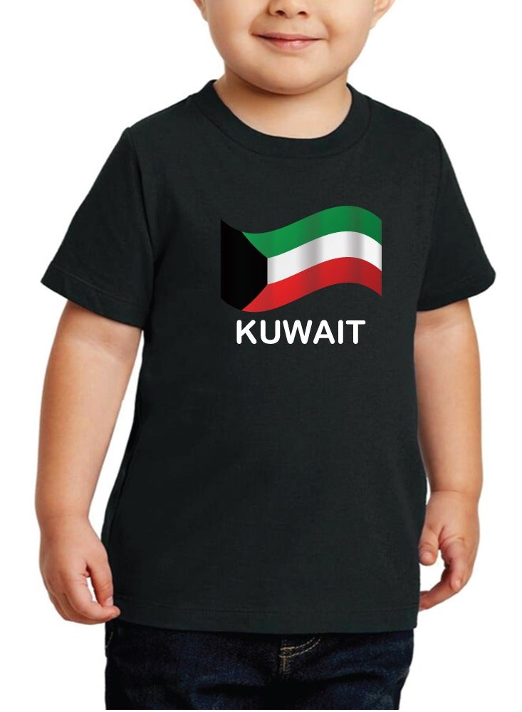 Kuwait National Day Gift Set for Boys - T-Shirt - Cap - Badge and Flag Set - Celebrate Kuwait National Day with this Kids Combo Pack in Style