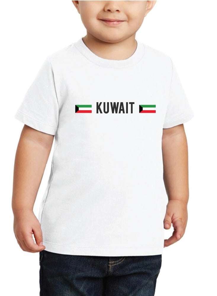 Kuwait National Day Gift Set for Boys - T-Shirt - Cap - Badge and Flag Set - Celebrate Kuwait National Day with this Kids Combo Pack in Style