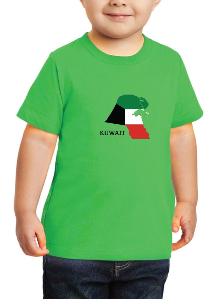 Kuwait National Day Gift Set for Boys - T-Shirt - Cap - Badge and Flag Set - Celebrate Kuwait National Day with this Kids Combo Pack in Style