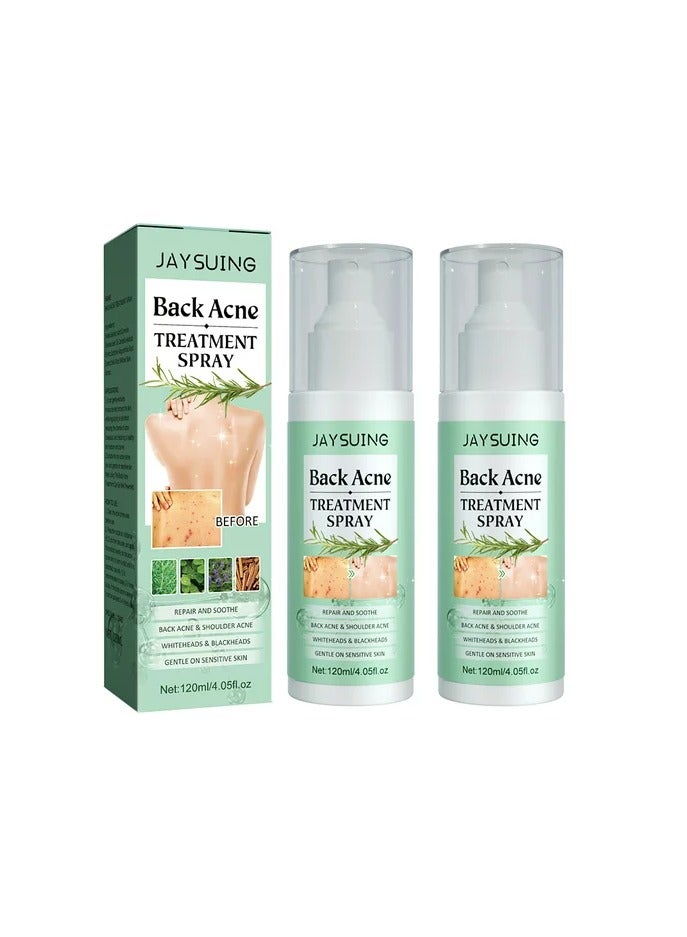 Back Acne Lighten Acne Marks Repair Back Shoulder Acne Skin Care spray 120ml Pack Of 2