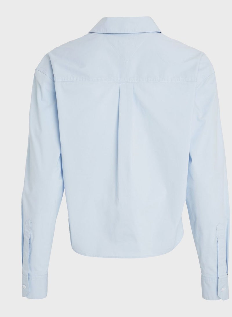 Front Tie Detail Shirt