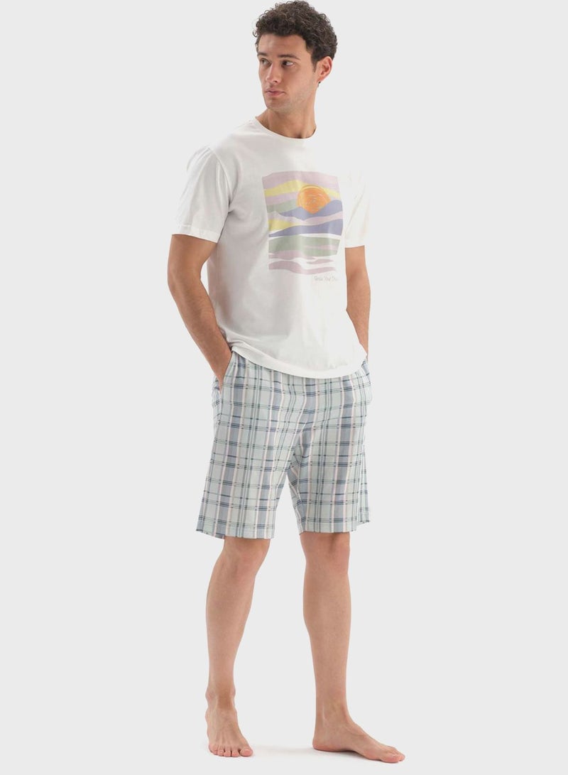 Nightwear T-Shirt & Short Set