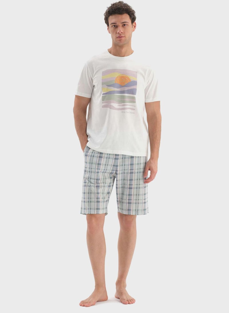 Nightwear T-Shirt & Short Set