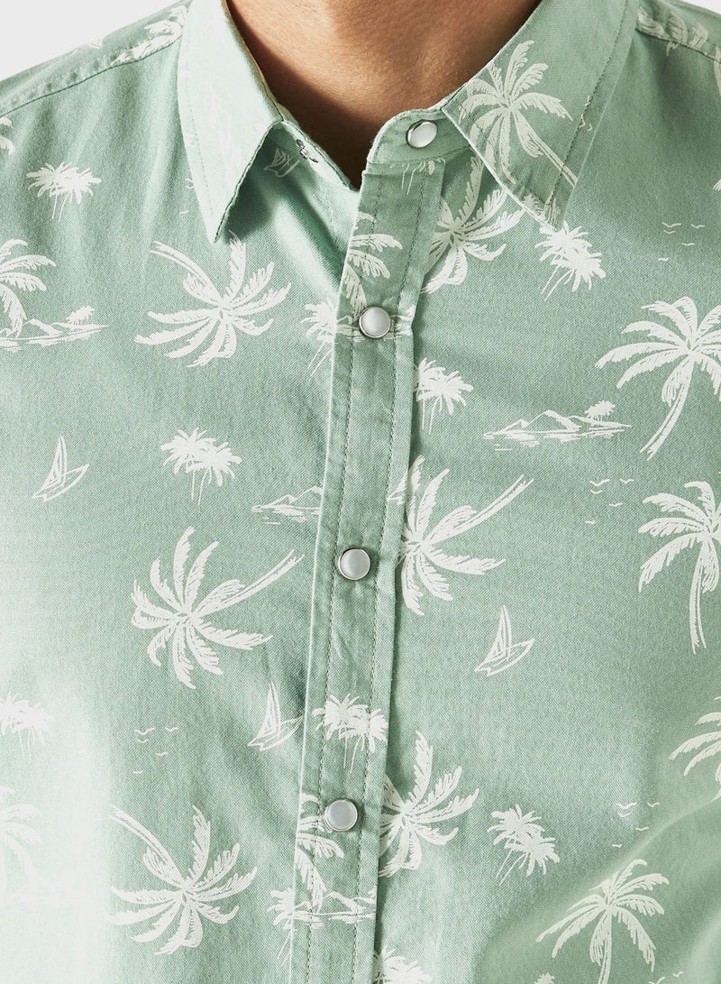 Printed  Relaxed
  Fit Shirt