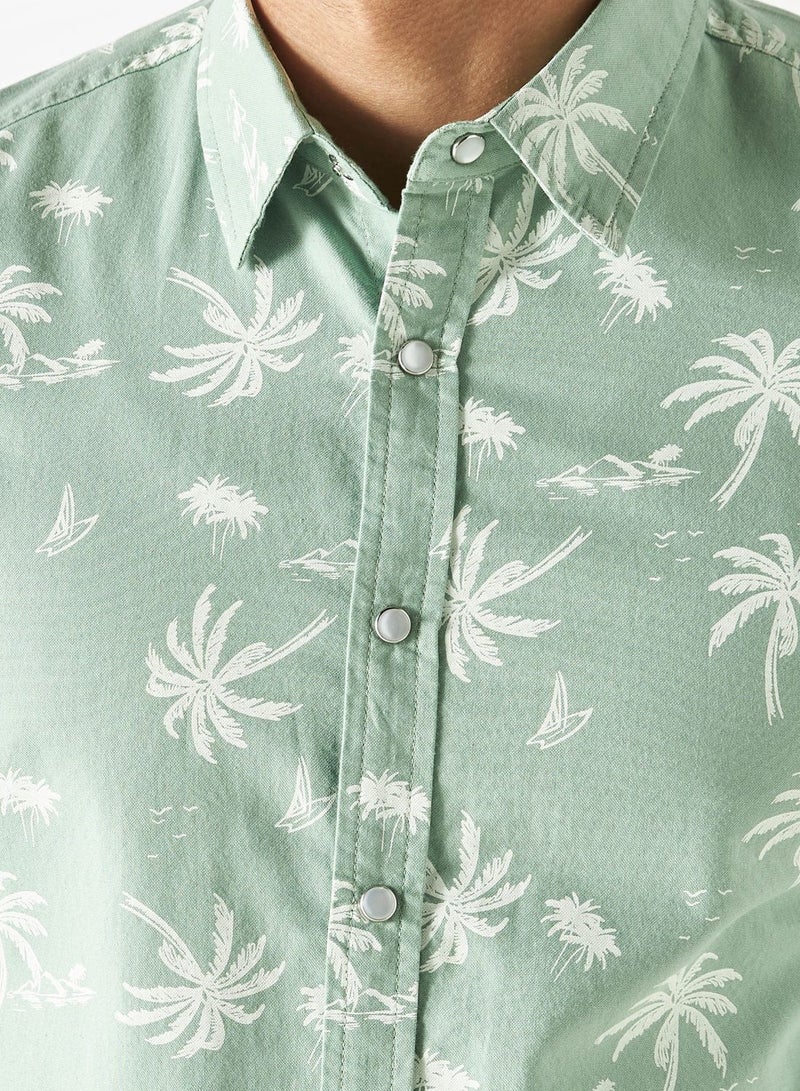 Printed  Relaxed
  Fit Shirt