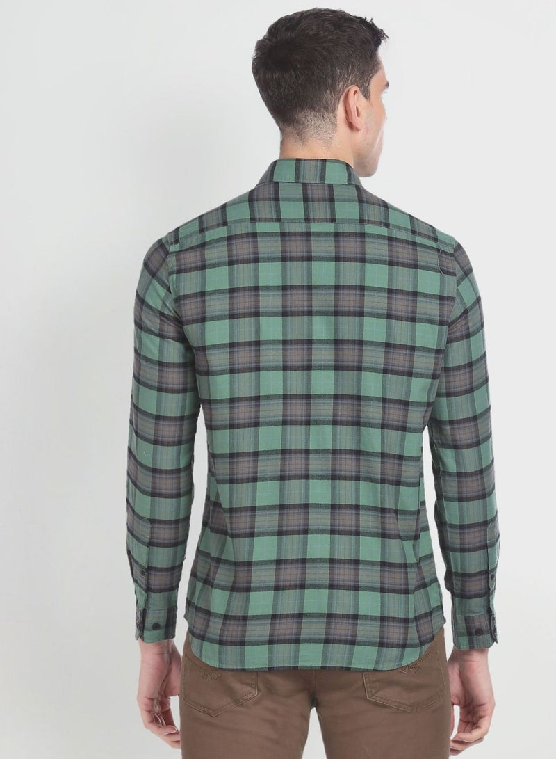 Checked Regular Fit Shirt