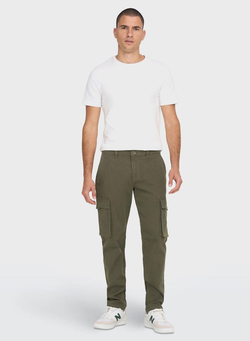 Essential Slim Fit Cargo Pants