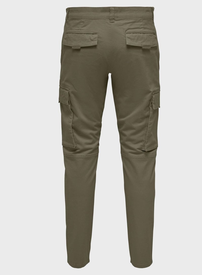 Essential Slim Fit Cargo Pants