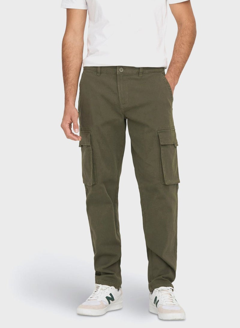 Essential Slim Fit Cargo Pants