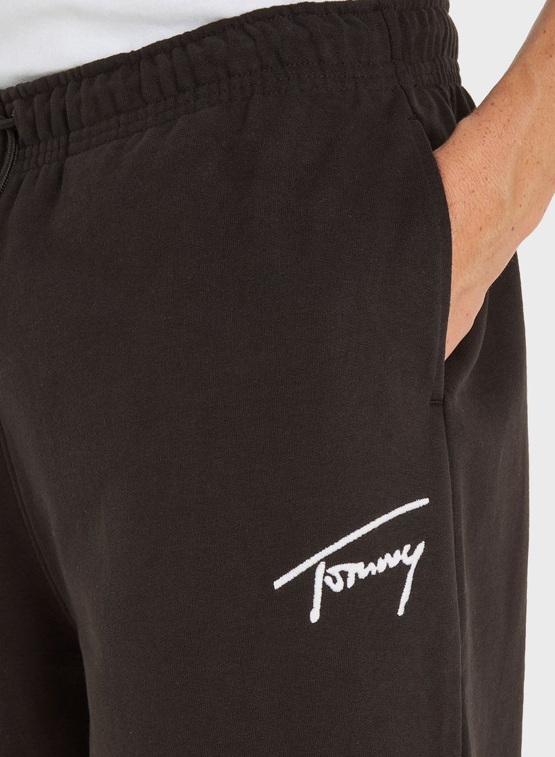 Signature Text Sweatpants