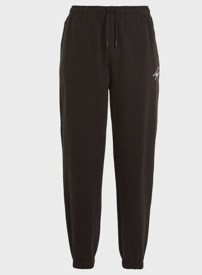 Signature Text Sweatpants