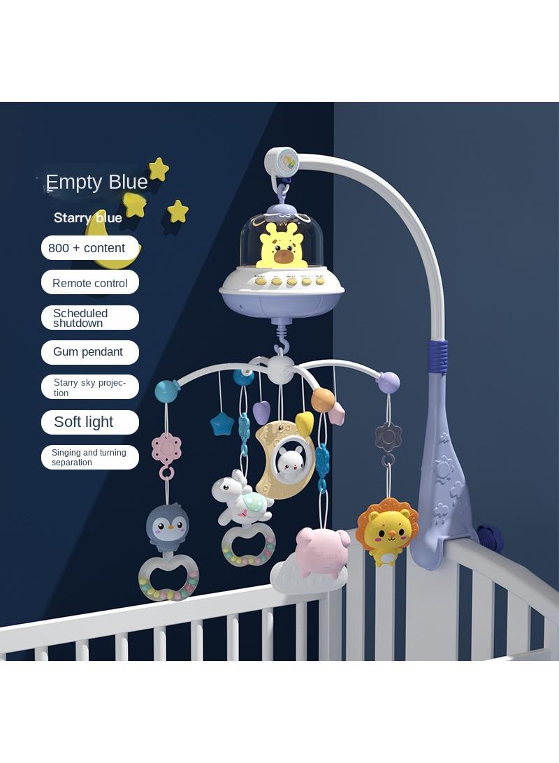 Newborn Baby Hanging Music Light Intelligent Remote Control Rotating Bed Bell Toy