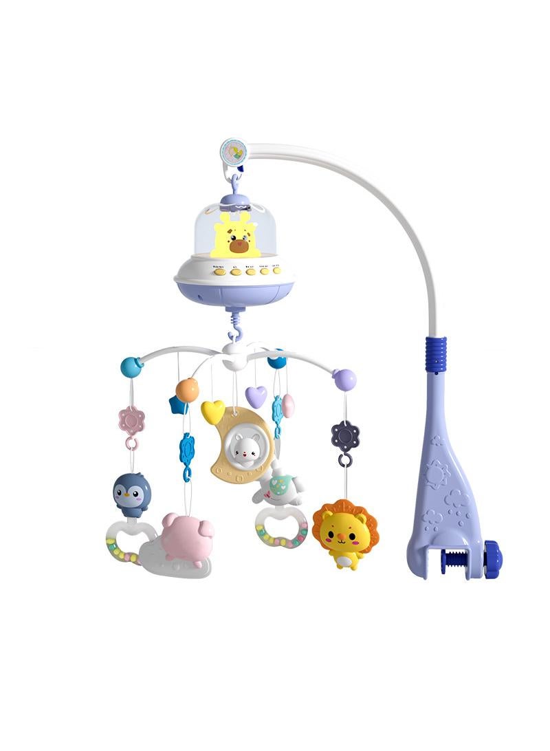 Newborn Baby Hanging Music Light Intelligent Remote Control Rotating Bed Bell Toy