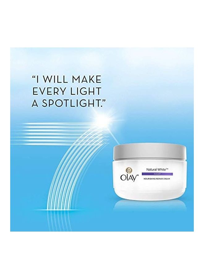 Natural White Night Nourishing Repair Cream Natural White 50grams