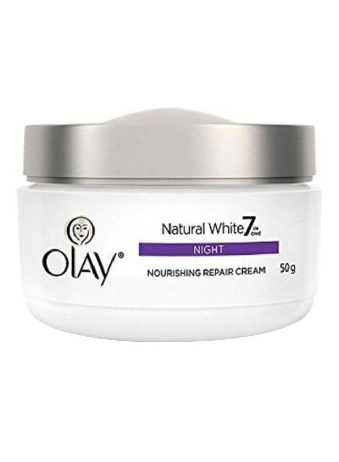 Natural White 7 In One Night Nourishing Repair Cream Natural White 50grams