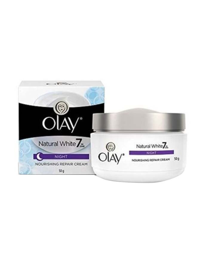 Natural White 7 In 1 Night Nourishing Repair Cream 50grams
