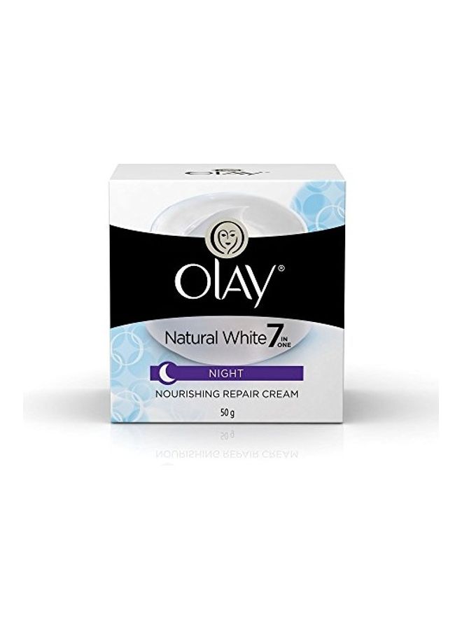 Natural White 7 In 1 Night Nourishing Repair Cream 50grams
