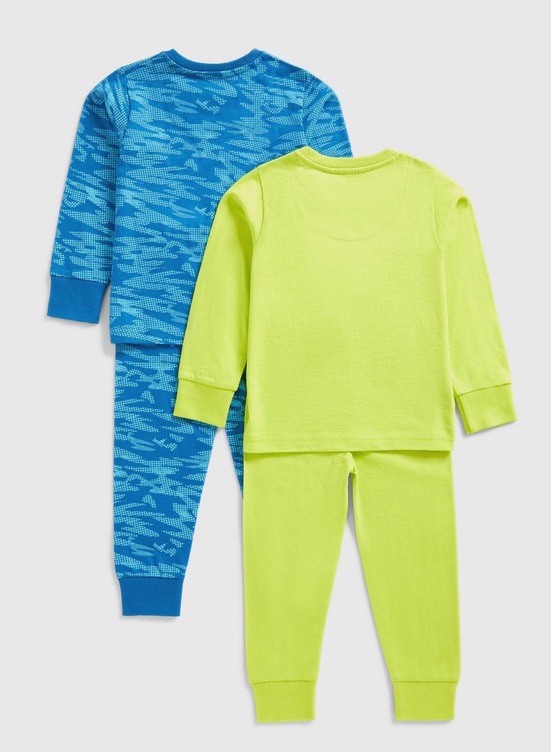 Kids 2 Pack Assorted Sweatshirt & Sweatpants Set