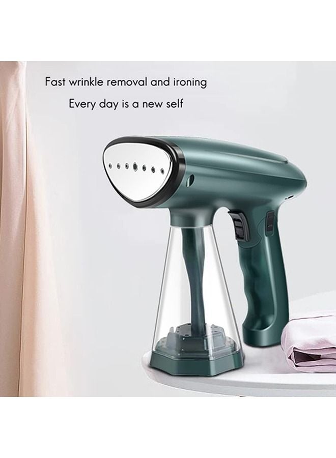 Foldable Handheld Garment Steamer Steam Iron 200ml 1500W Green