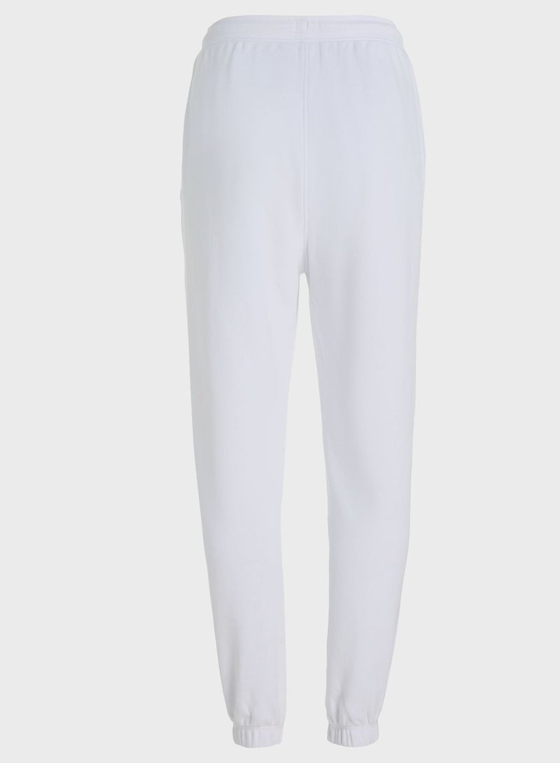 High Waist Logo Sweat Pants