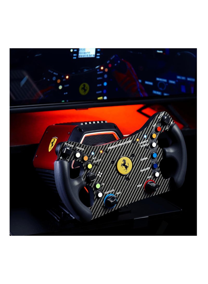 Thrustmaster Ferrari 488 GT3 Wheel Add-On, Racing Wheel Rim, PC, PS5, PS4, Xbox Series X|S, Xbox One, Officially Licensed by Ferrari