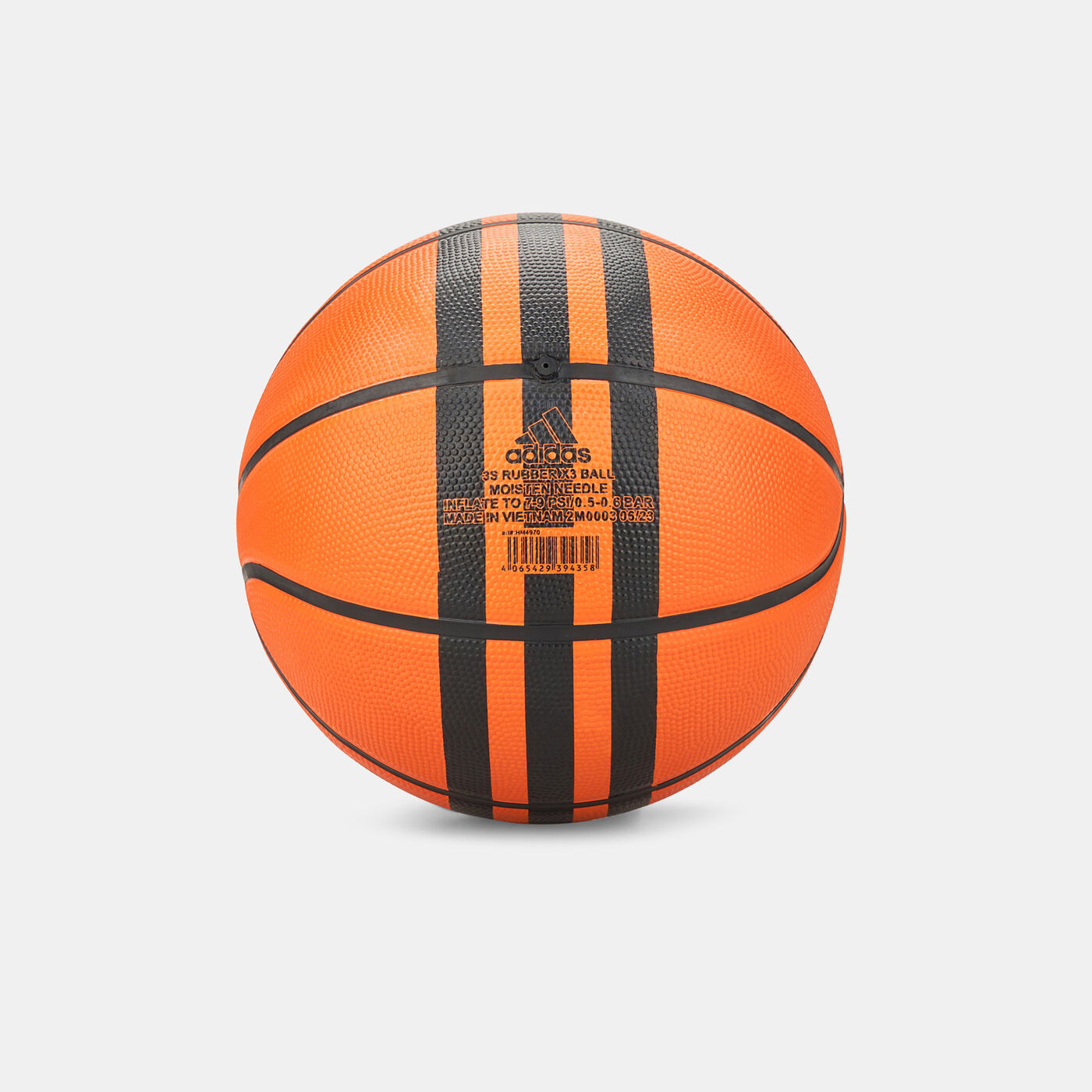 Kids' 3-Stripes Rubber X3 Basketball