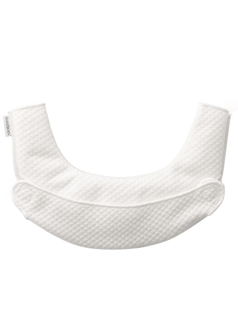 Tencel Teething Bib For Baby Carrier One White