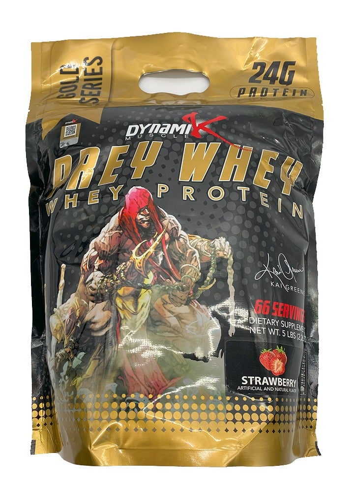 DYNAMIK GOLD SERIES PREY WHEY 5LBS - STRAWBERRY