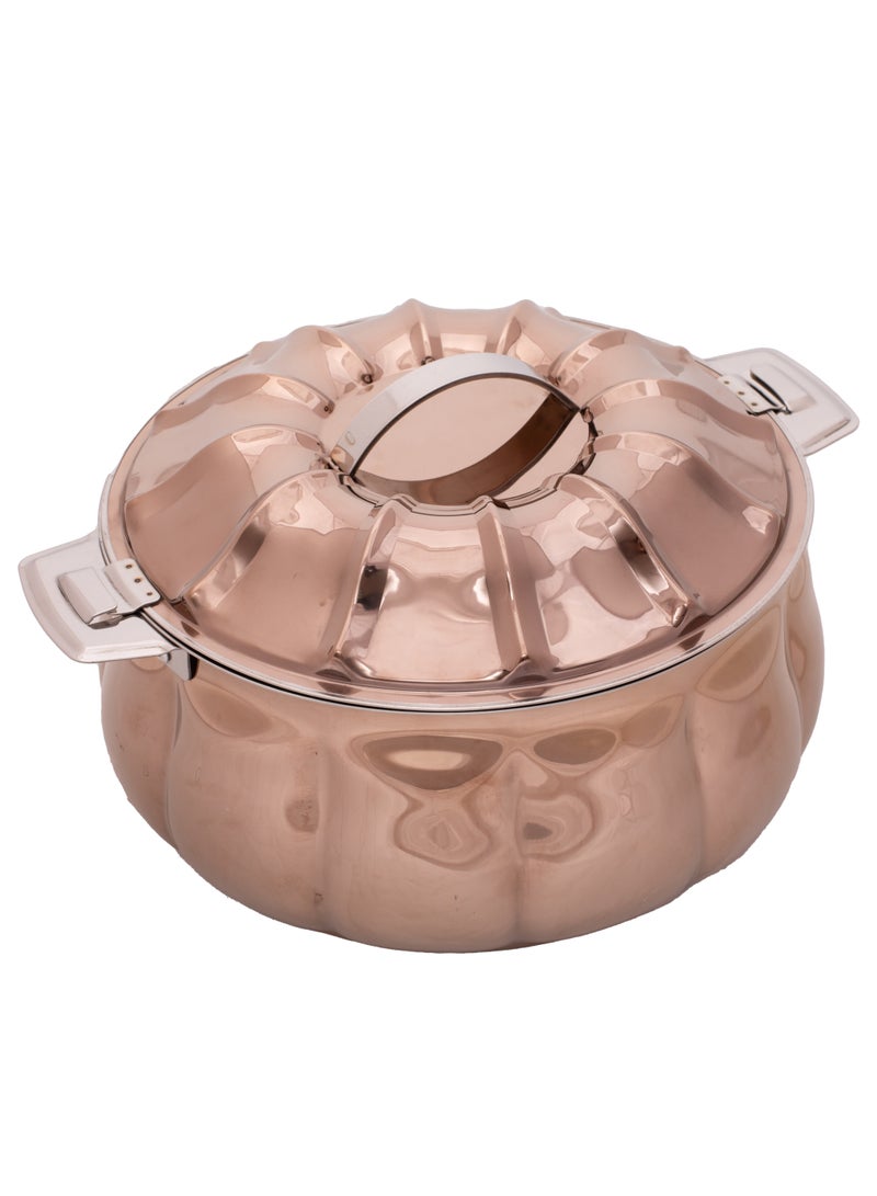 Stainless Steel Capsicum Hotpot 5 Liters Rose Gold Colour