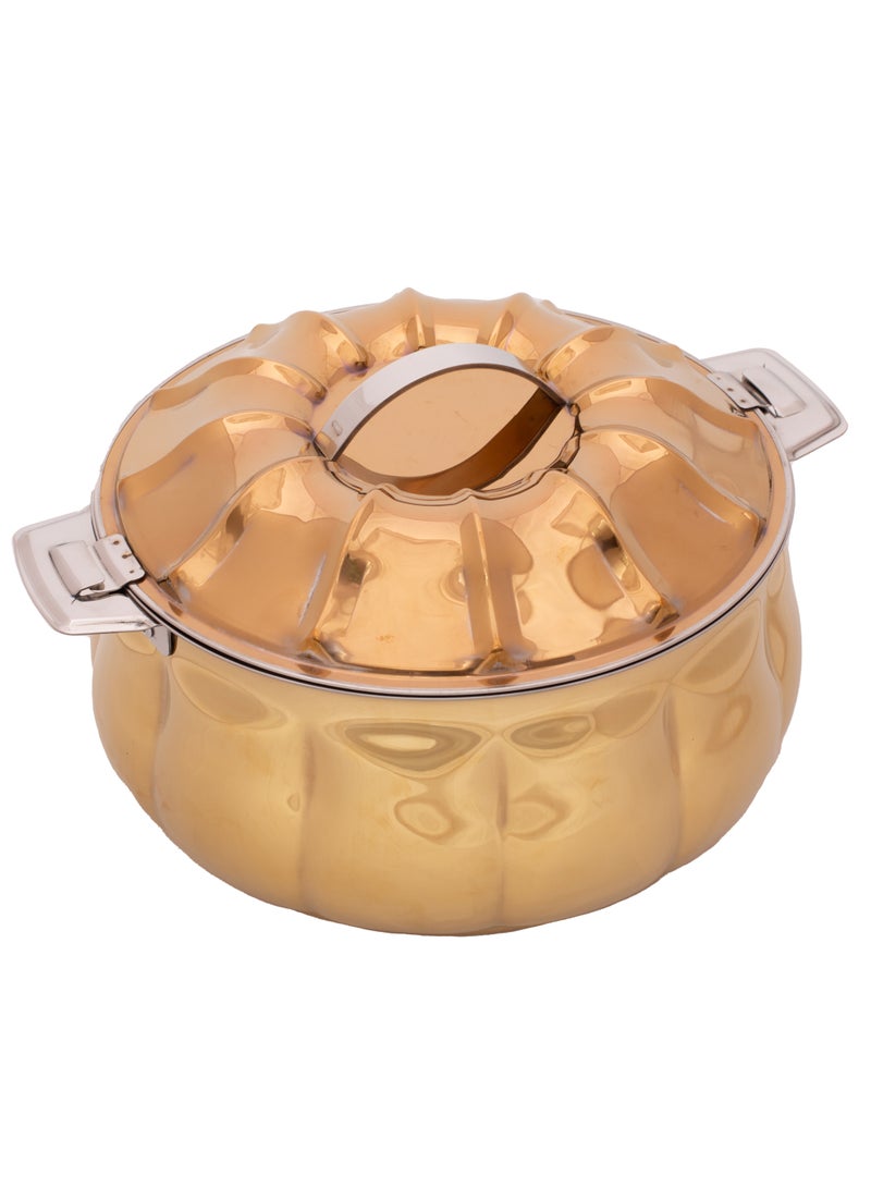 Stainless Steel Capsicum Hotpot 2.5 Liters Gold Colour