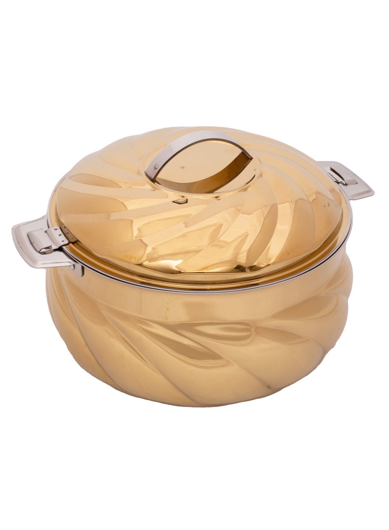 Stainless Steel S Hotpot 7.5 Liters Gold Colour