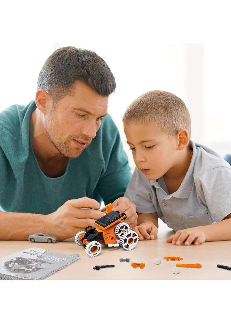 Solar Robot Toy Kit for Kids, 7 in 1 STEM Robot Toys Building Kits, Educational Science Experiment Kit Powered by Solar, DIY Educational Toy for 8 9 10 11 12 Year Old Boys Girls Birthday Gifts