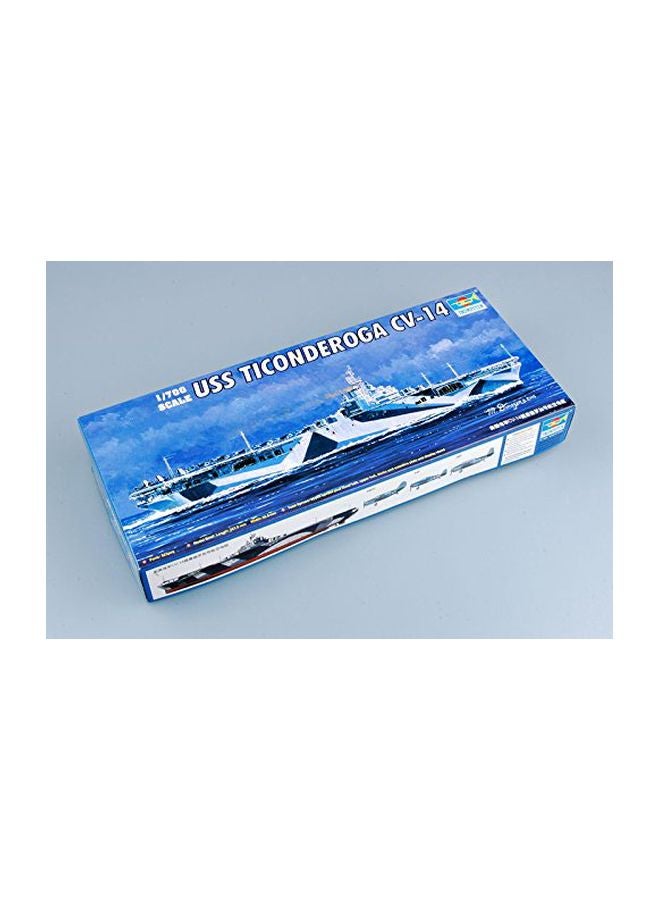 Ticonderoga CV14 Aircraft Carrier Model Kit TSM-5736