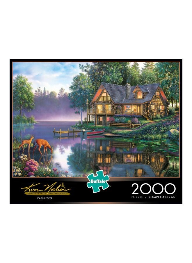2000-Piece Kim Norlien Cabin Fever Jigsaw Puzzle 2047