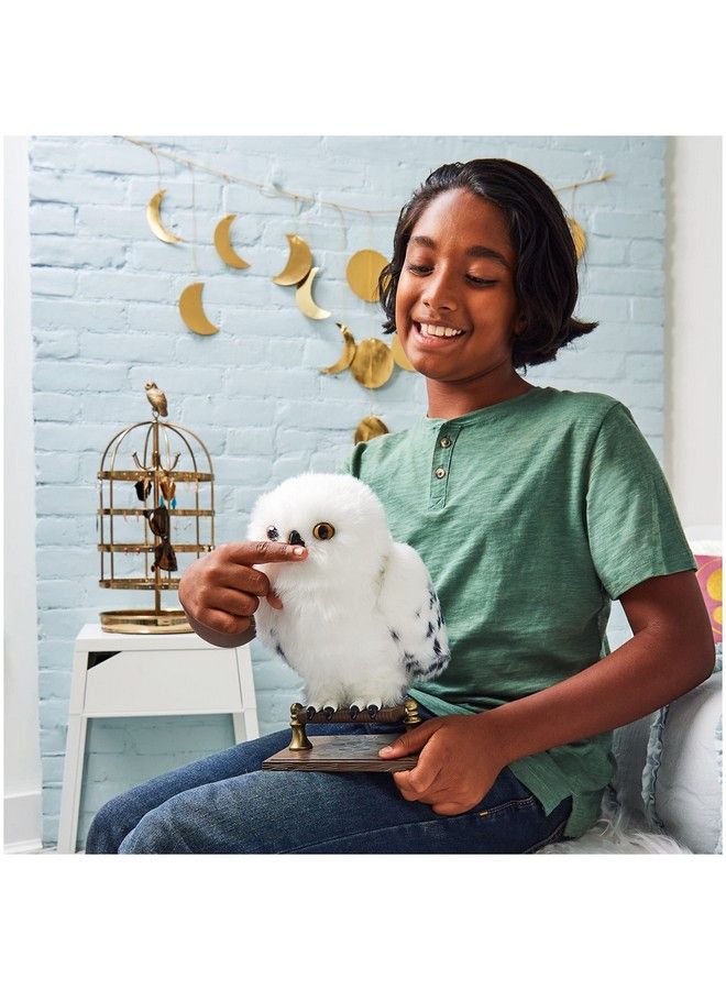 Harry Potter Enchanting Hedwig Interactive Owl With Over 15 Sounds And Movements And Hogwarts Envelope Kids Toys For Ages 5 And Up