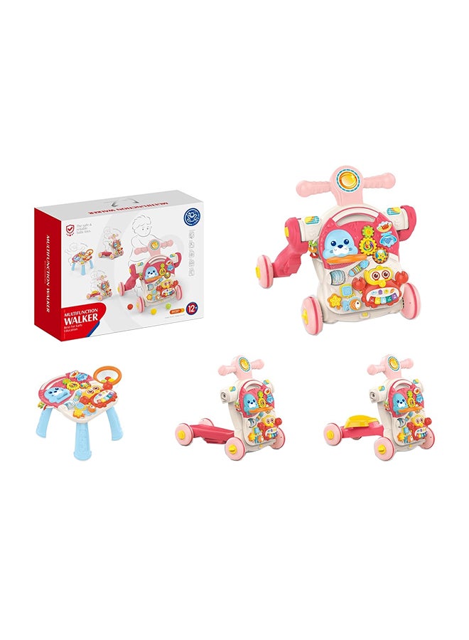 Educational Musical Baby 4 In 1 Multi Function Baby Walker With Light And Music