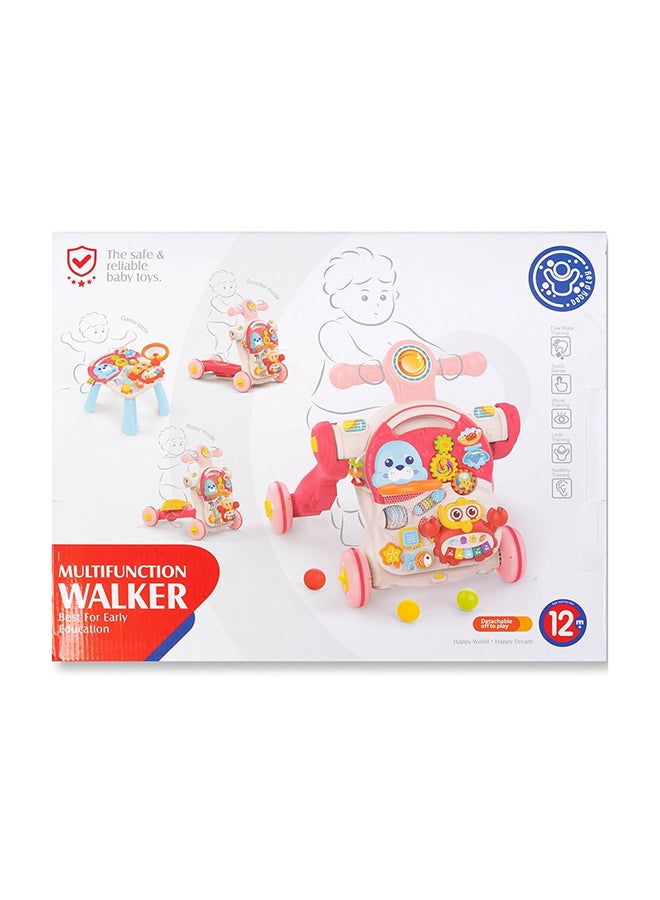 Educational Musical Baby 4 In 1 Multi Function Baby Walker With Light And Music