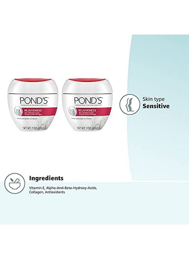 Rejuveness Antiwrinkle Cream 7 Oz Twin Pack