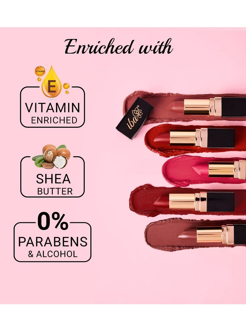 Iba Long Stay Matte Lipstick Shade M20 Truffle Candy 4g