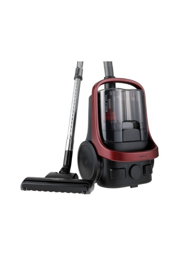 Cyclone Bagless Canister Vacuum Cleaner with HEPA Filter 2.2 L 2100 W MC-CL607 Multicolor