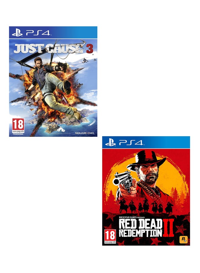 Just Cause 3 Standard Edition + Red Dead Redemption 2  -  PlayStation 4 - PlayStation 4 (PS4)