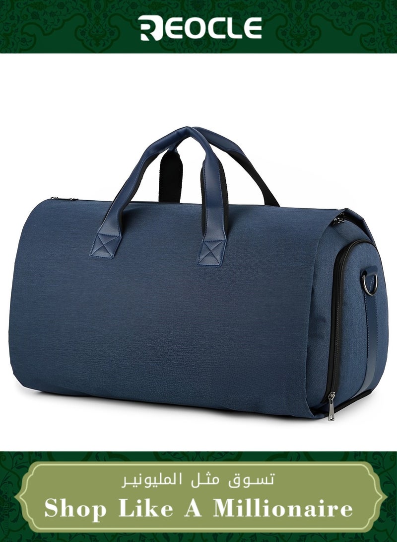 Multifunctional Men's Duffel Bag Hand Travel Bag Waterproof Dry and Wet Separation Travel Bag Shoulder Crossbody Suit Bag