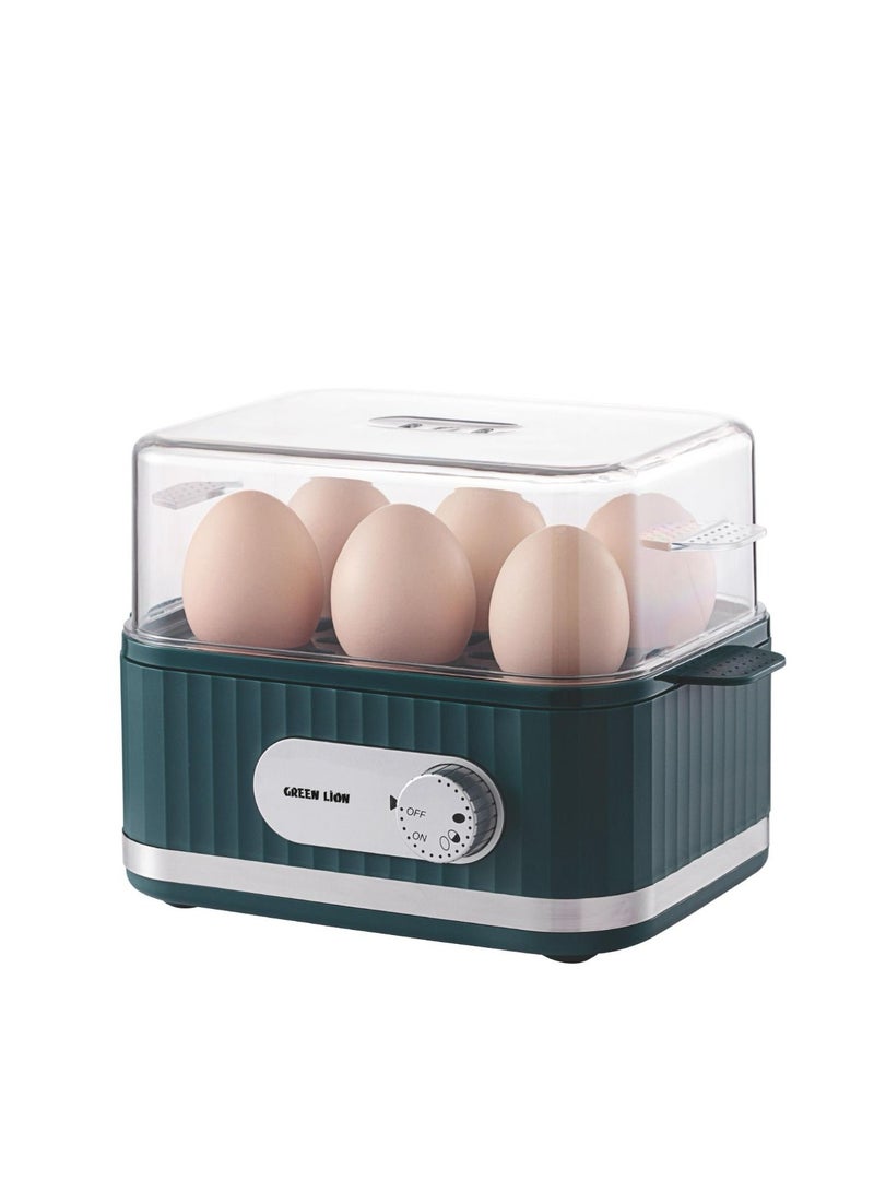 Green Lion Smart Egg Cooker and Egg Boiler With 6 Eggs 400W - Green