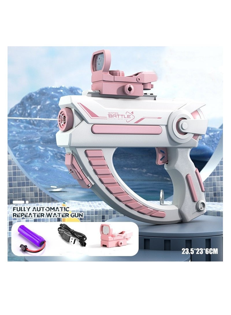 Electric Water Gun Toy Full Automatic Summer Toys for Beach Kids Adults Glock Toy Pressure Water Electric Gun Toy Gun Water