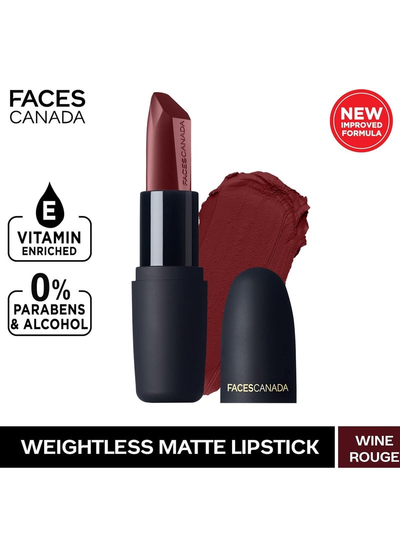 FACESCANADA Weightless Matte Lipstick Wine Rouge 30 4.5g